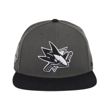 Load image into Gallery viewer, 47 Brand Sureshot San Jose Sharks Snapback Hat -2T Graphite, Black
