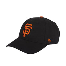 Load image into Gallery viewer, 47 Brand San Francisco Giants MVP Adjustable Velcro Hat - Black
