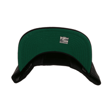 Load image into Gallery viewer, Exclusive New Era 9Fifty Los Angeles Lakers Script Snapback Hat - Black, Purple, Gold
