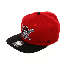 Load image into Gallery viewer, 47 Brand Pittsburgh Pirates Alternate Snapback Hat - 2T Red, Black
