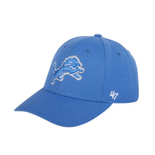 Load image into Gallery viewer, 47 Brand Detroit Lions MVP Adjustable Velcro Hat - Light Blue
