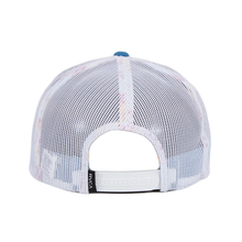 Load image into Gallery viewer, RVCA VA All The Way Trucker Print Snapback Hat - Blue
